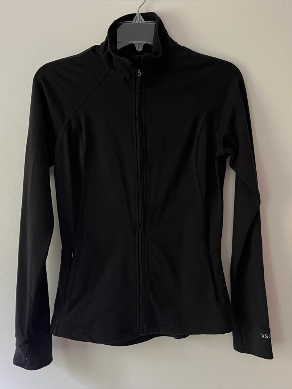 Victoria's Secret Sport Full Zip Running Jacket Small Black